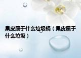果皮屬于什么垃圾桶（果皮屬于什么垃圾）