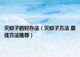滅蚊子的好辦法（滅蚊子方法 最佳方法推薦）