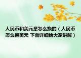 人民幣和美元是怎么換的（人民幣怎么換美元 下面詳細(xì)給大家講解）