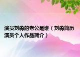 演員劉淼的老公是誰（劉淼簡(jiǎn)歷 演員個(gè)人作品簡(jiǎn)介）