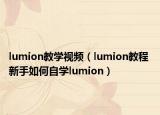 lumion教學(xué)視頻（lumion教程 新手如何自學(xué)lumion）
