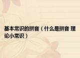 基本常識(shí)的拼音（什么是拼音 理論小常識(shí)）