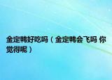 金定鴨好吃嗎（金定鴨會飛嗎 你覺得呢）