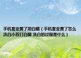 手機套變黃了用白醋（手機套變黃了怎么洗白小蘇打白醋 洗白的過程是什么）