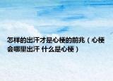 怎樣的出汗才是心梗的前兆（心梗會(huì)哪里出汗 什么是心梗）