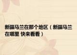 新疆馬蘭在那個(gè)地區(qū)（新疆馬蘭在哪里 快來(lái)看看）