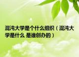 混沌大學(xué)是個(gè)什么組織（混沌大學(xué)是什么 是誰(shuí)創(chuàng)辦的）