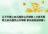 兒子不想上幼兒園怎么開導(dǎo)他（小孩不愿意上幼兒園怎么開導(dǎo)他 家長(zhǎng)應(yīng)該這樣做）