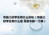 市級三好學(xué)生有什么好處（市級三好學(xué)生有什么用 需要爭取一下嘛）