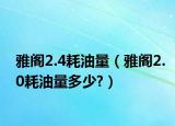 雅閣2.4耗油量（雅閣2.0耗油量多少?）