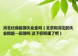 河北社保能領(lǐng)失業(yè)金嗎（北京和河北的失業(yè)險能一起領(lǐng)嗎 這下你知道了吧）