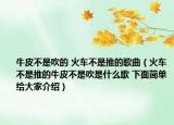 牛皮不是吹的 火車不是推的歌曲（火車不是推的牛皮不是吹是什么歌 下面簡單給大家介紹）