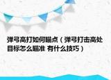 彈弓高打如何瞄點（彈弓打擊高處目標怎么瞄準 有什么技巧）
