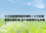 十三價(jià)疫苗有副作用嗎（十三價(jià)疫苗有必要打嗎 這個(gè)疫苗有什么作用）
