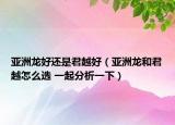 亞洲龍好還是君越好（亞洲龍和君越怎么選 一起分析一下）