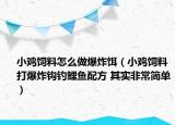 小雞飼料怎么做爆炸餌（小雞飼料打爆炸鉤釣鯉魚配方 其實非常簡單）