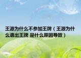 王源為什么不參加王牌（王源為什么退出王牌 是什么原因?qū)е拢? /></span></a>
                        <h2><a href=