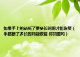 如果手上的筋斷了要多長時間才能恢復(fù)（手筋斷了多長時間能恢復(fù) 你知道嗎）