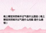 晚上睡覺(jué)突然喘不過(guò)氣是什么原因（晚上睡覺(jué)突然喘不過(guò)氣是什么問(wèn)題 是什么病情）