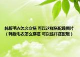韓版毛衣怎么穿搭 可以這樣搭配哦圖片（韓版毛衣怎么穿搭 可以這樣搭配哦）