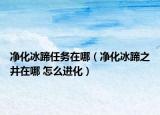 凈化冰蹄任務(wù)在哪（凈化冰蹄之井在哪 怎么進(jìn)化）