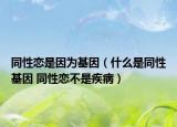 同性戀是因為基因（什么是同性基因 同性戀不是疾?。? /></span></a>
                        <h2><a href=