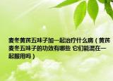 麥冬黃芪五味子加一起治療什么?。S芪麥冬五味子的功效有哪些 它們能混在一起服用嗎）