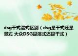 dsg干式濕式區(qū)別（dsg是干式還是濕式 大眾DSG是濕式還是干式）