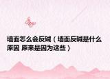 墻面怎么會反堿（墻面反堿是什么原因 原來是因為這些）