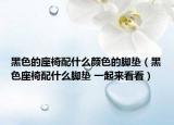 黑色的座椅配什么顏色的腳墊（黑色座椅配什么腳墊 一起來看看）
