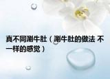 真不同涮牛肚（涮牛肚的做法 不一樣的感覺）