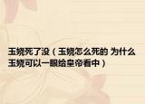 玉嬈死了沒（玉嬈怎么死的 為什么玉嬈可以一眼給皇帝看中）