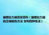 腳蹬拉力器百度百科（腳蹬拉力器的正確鍛煉方法 安利四種練法）