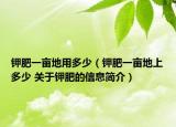 鉀肥一畝地用多少（鉀肥一畝地上多少 關(guān)于鉀肥的信息簡介）