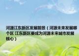 河源江東新區(qū)發(fā)展前景（河源未來(lái)發(fā)展哪個(gè)區(qū) 江東新區(qū)要成為河源未來(lái)城市發(fā)展核心）