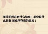 美業(yè)的現(xiàn)在有什么特點(diǎn)（美業(yè)是什么行業(yè) 美業(yè)所存在的意義）