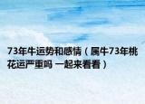 73年牛運(yùn)勢(shì)和感情（屬牛73年桃花運(yùn)嚴(yán)重嗎 一起來(lái)看看）