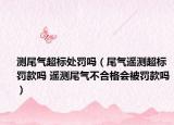 測尾氣超標(biāo)處罰嗎（尾氣遙測超標(biāo)罰款嗎 遙測尾氣不合格會被罰款嗎）