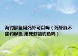 海釣鱸魚用死蝦可以嗎（死蝦能不能釣鱸魚 用死蝦能釣魚嗎）