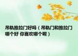 吊軌推拉門好嗎（吊軌門和推拉門哪個(gè)好 你喜歡哪個(gè)呢）