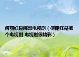 傅麗紅是哪部電視?。ǜ蝶惣t是哪個(gè)電視劇 電視劇很精彩）