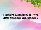 vivo哪款手機(jī)是屏幕指紋的（vivo用的什么屏幕指紋 手機(jī)屏幕指紋）