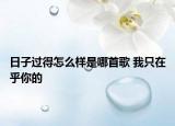 日子過得怎么樣是哪首歌 我只在乎你的