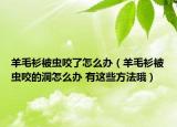 羊毛衫被蟲(chóng)咬了怎么辦（羊毛衫被蟲(chóng)咬的洞怎么辦 有這些方法哦）