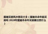 屬豬買房風(fēng)水禁忌大全（屬豬本命年能買房嗎 2019年屬豬本命年買房要注意什么）