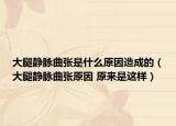 大腿靜脈曲張是什么原因造成的（大腿靜脈曲張?jiān)?原來是這樣）