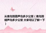 從青島到葫蘆島多少公里（青島到胡蘆島多少公里 大家可以了解一下）