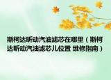 斯柯達(dá)昕動汽油濾芯在哪里（斯柯達(dá)昕動汽油濾芯兒位置 維修指南）