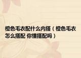 橙色毛衣配什么內(nèi)搭（橙色毛衣怎么搭配 你懂搭配嗎）