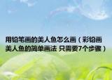 用鉛筆畫的美人魚怎么畫（彩鉛畫美人魚的簡單畫法 只需要7個步驟）